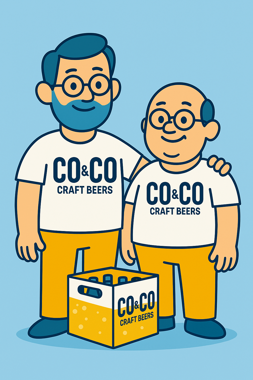 Wij zijn Coen en Frits en wij verkopen bier!